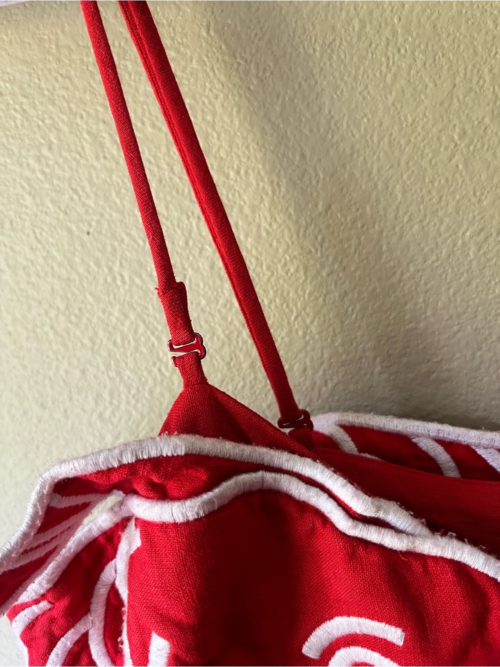 FARM Rio Red Fish Top Maxi Dress Medium - Picture 8 of 8